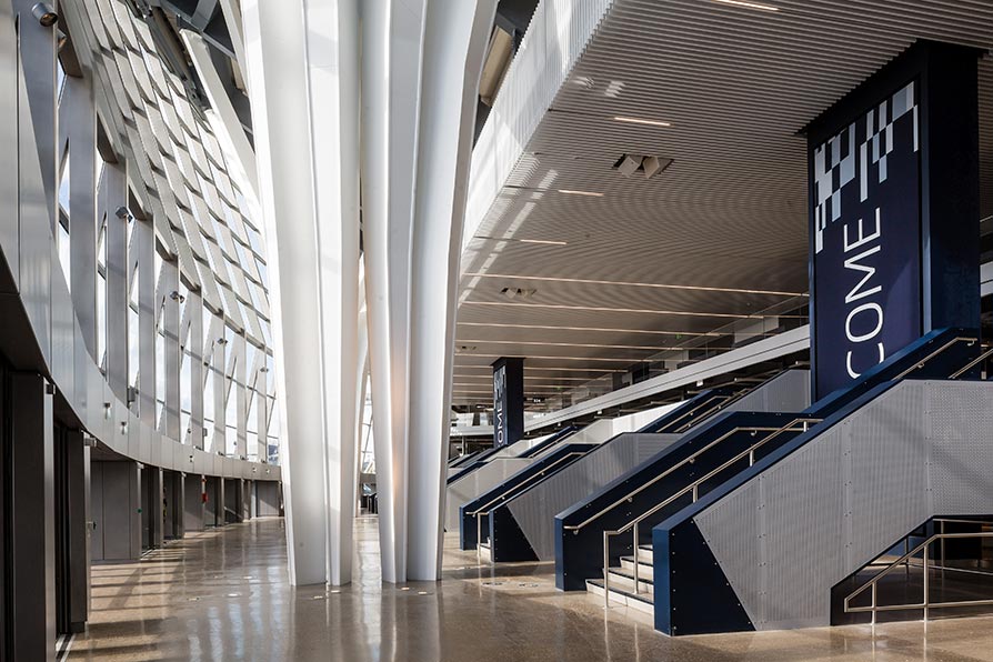 Spurs FC new stadium – welcome area