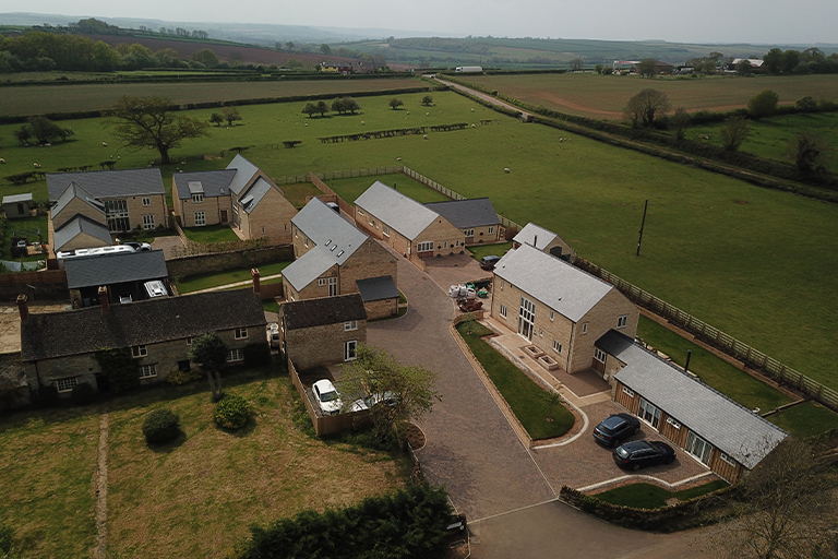 Best Small New Housing Development - Vine Farm Back Lane Morcott Rutland