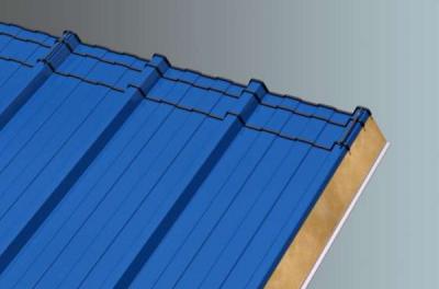 Picture of insulated roof panel for energy efficient buildings
