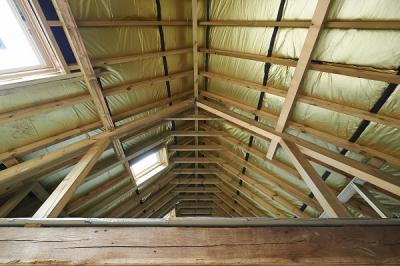 Image of timbers in a roof