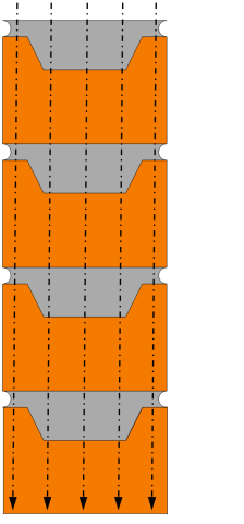 Frogged bricks - diagram 1
